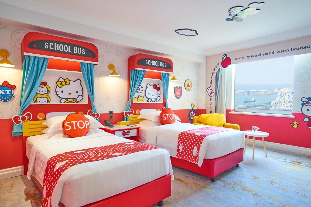 Grand Hi Lai Hotel Kaohsiung Buitenkant foto Hello Kitty bedroom at the hotel